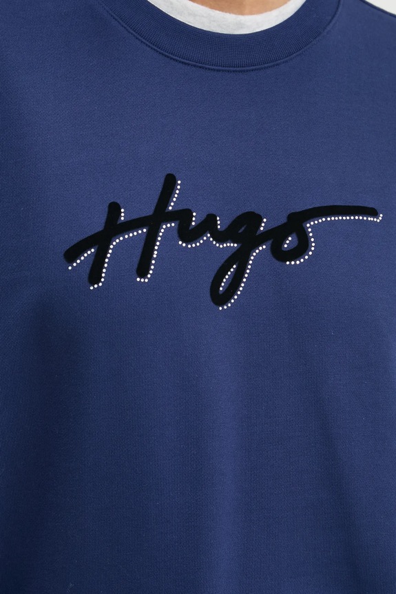 HUGO hanorac de bumbac 50528579 bleumarin