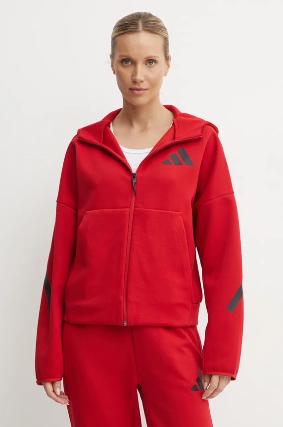 adidas bluza ZNE print rosu JF8888