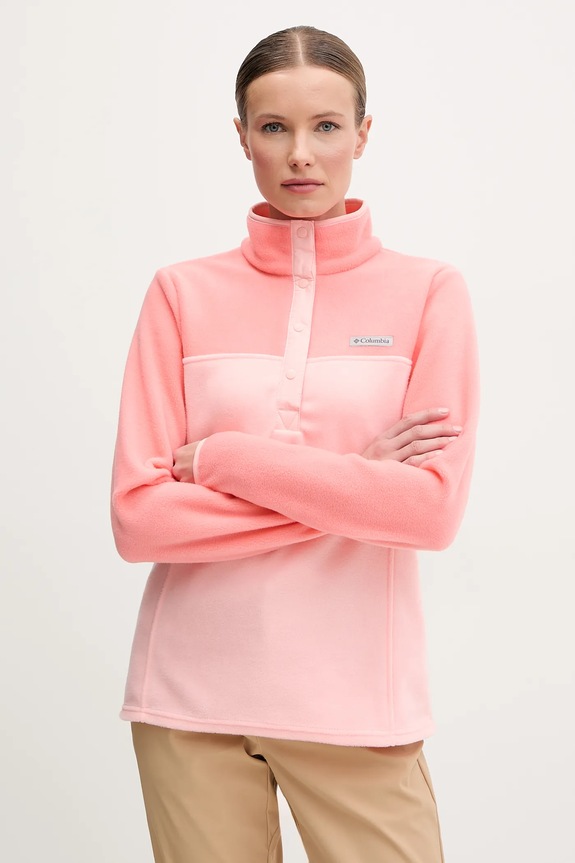 Športni pulover Columbia Benton Springs Outdoor roza 2085651