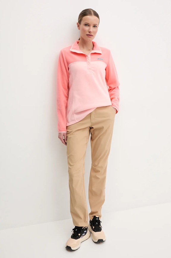Športni pulover Columbia Benton Springs 2085651 roza SS26
