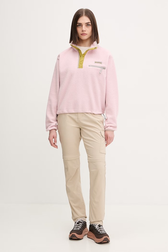 Columbia bluza sportowa Helvetia 2092231 różowy SS26
