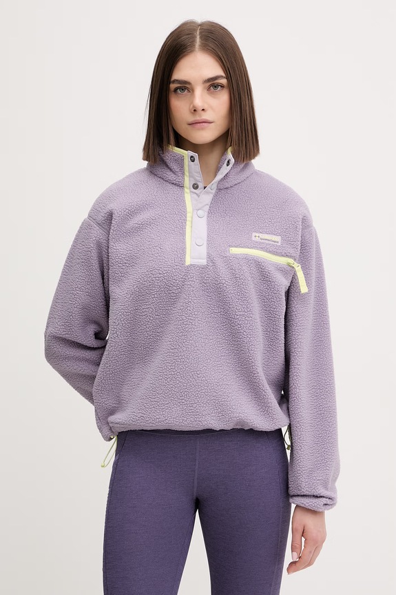 Columbia bluza sportowa Helvetia bez kaptura fioletowy 2092231