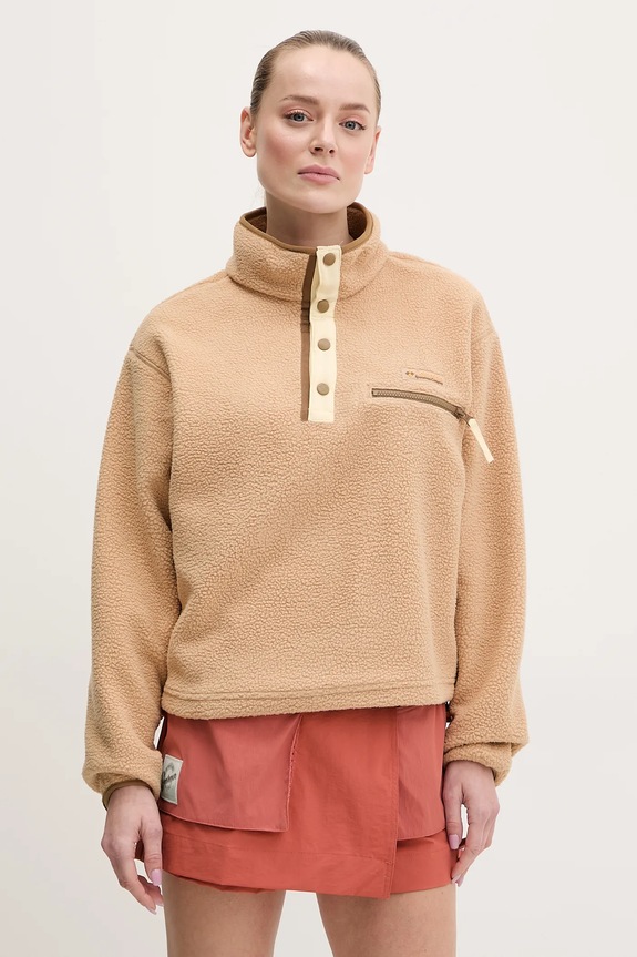 Columbia bluza sportowa Helvetia aplikacja zielony 2092231