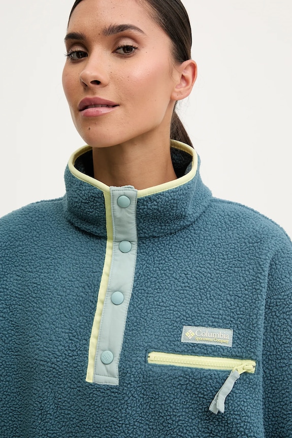 Αθλητική μπλούζα Columbia Helvetia τιρκουάζ 2092231