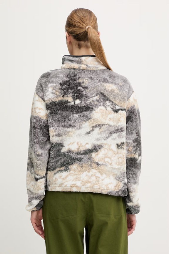 Ρούχα Columbia μπλούζα fleece Γυναικεία Helvetia 2098501 γκρί