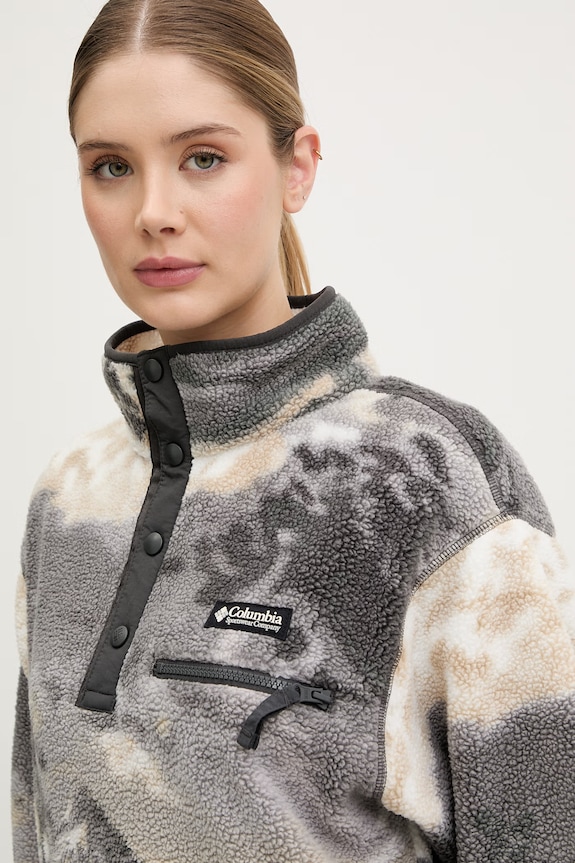 Columbia μπλούζα fleece Γυναικεία Helvetia γκρί 2098501