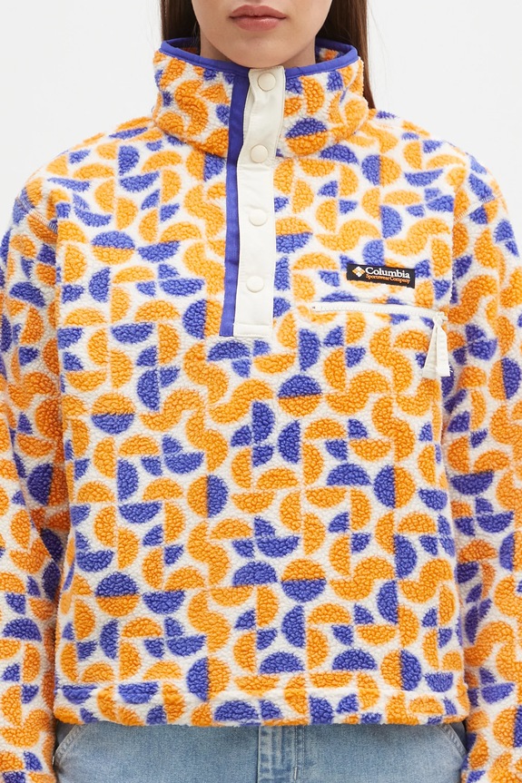 Columbia Helvetia fleece sweatshirt Women's orange 2098501