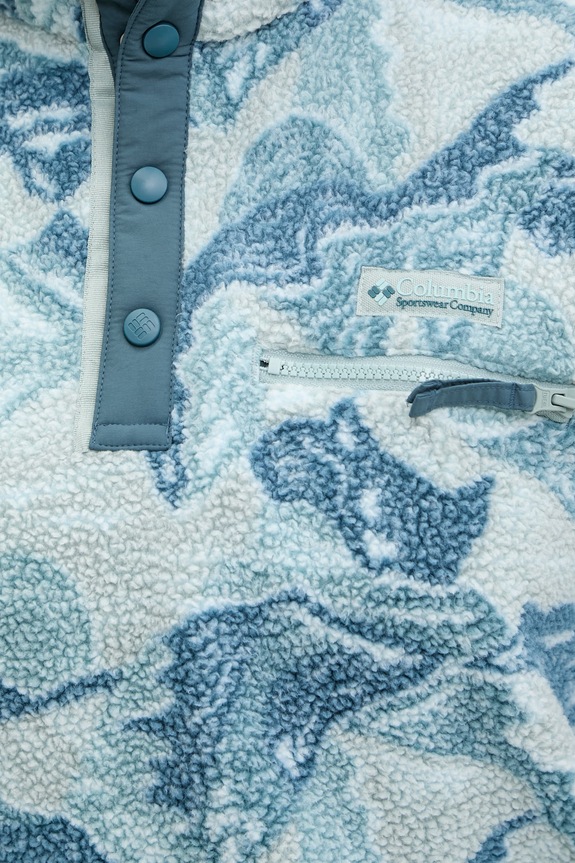 Columbia μπλούζα fleece Γυναικεία Helvetia 2098501 τιρκουάζ