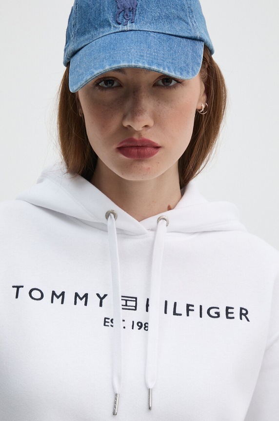Tommy Hilfiger felpa bianco WW0WW43598