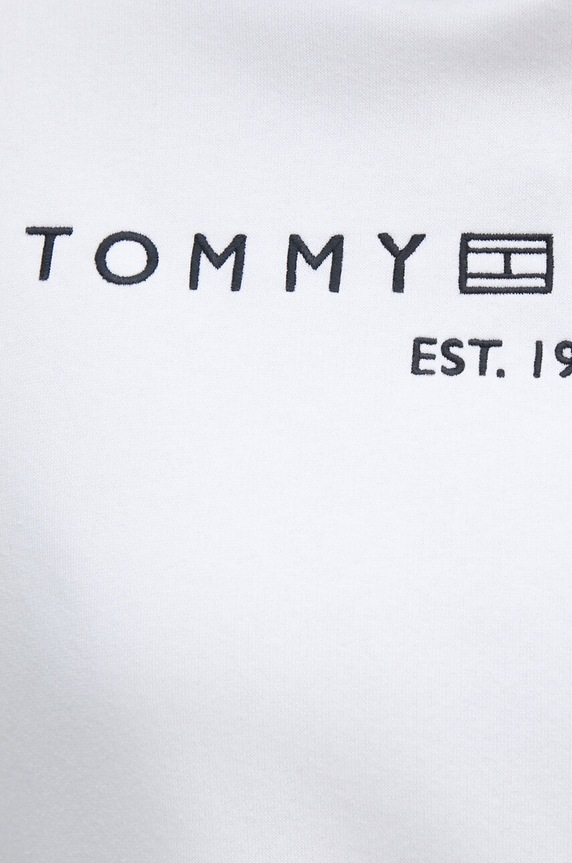 Tommy Hilfiger felpa WW0WW43598 bianco