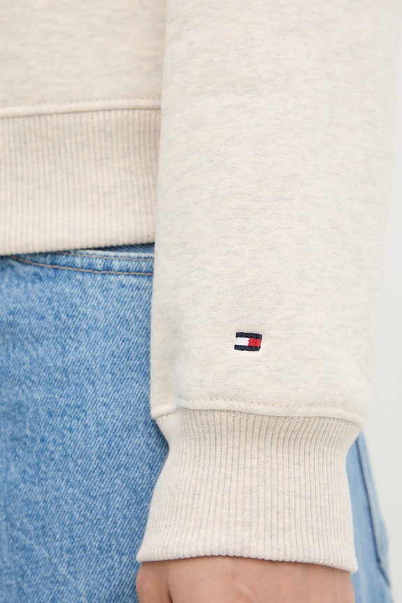 Μπλούζα Tommy Hilfiger μπεζ WW0WW43598