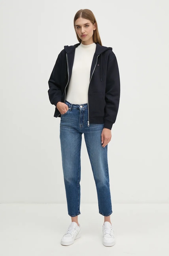 Mikina Tommy Hilfiger WW0WW44166 námořnická modř NC24