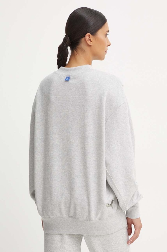 Oblečenie Bavlnená mikina Puma 682293 sivá