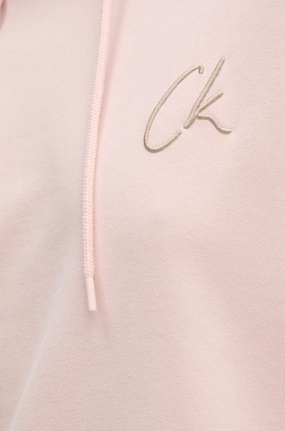 Памучен суичър Calvin Klein Jeans J20J224179 розов