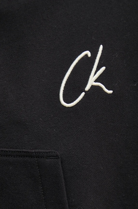Памучен суичър Calvin Klein Jeans J20J224440 черен