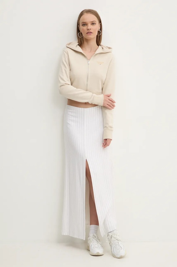 Mikina Tommy Jeans DW0DW18769 béžová AW24
