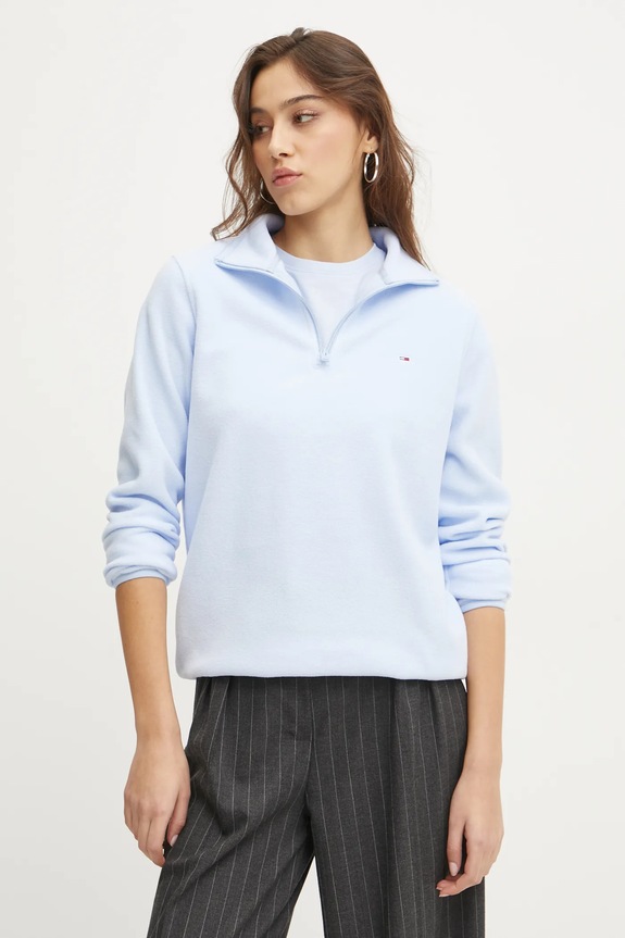 Tommy Jeans bluza niebieski DW0DW19751