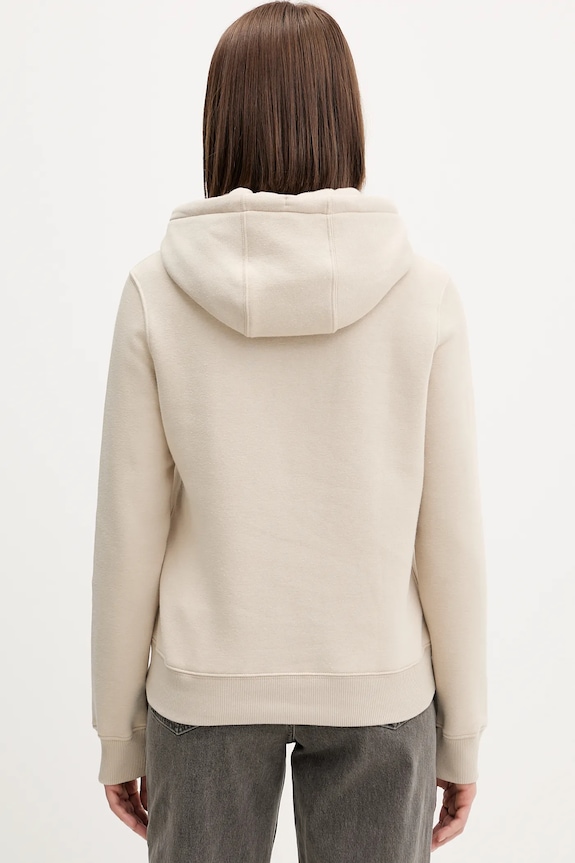 Îmbrăcăminte Tommy Jeans hanorac de damă cu bumbac DW0DW19958 bej