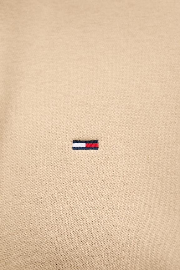 Tommy Jeans μπλούζα γυναικεία με βαμβάκι DW0DW19958 μπεζ