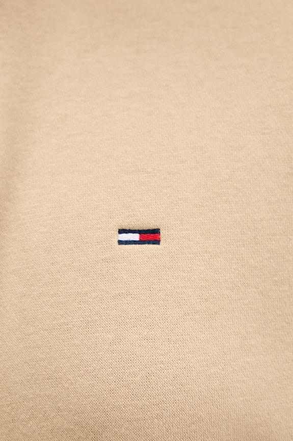 Tommy Jeans суичър дамски с памук DW0DW19958 бежов