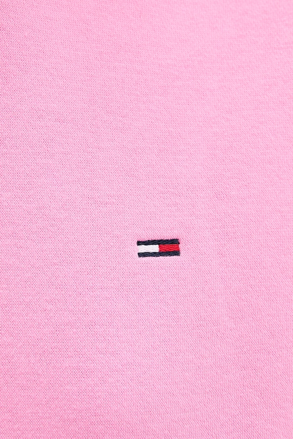 Tommy Jeans μπλούζα γυναικεία με βαμβάκι DW0DW19958 ροζ