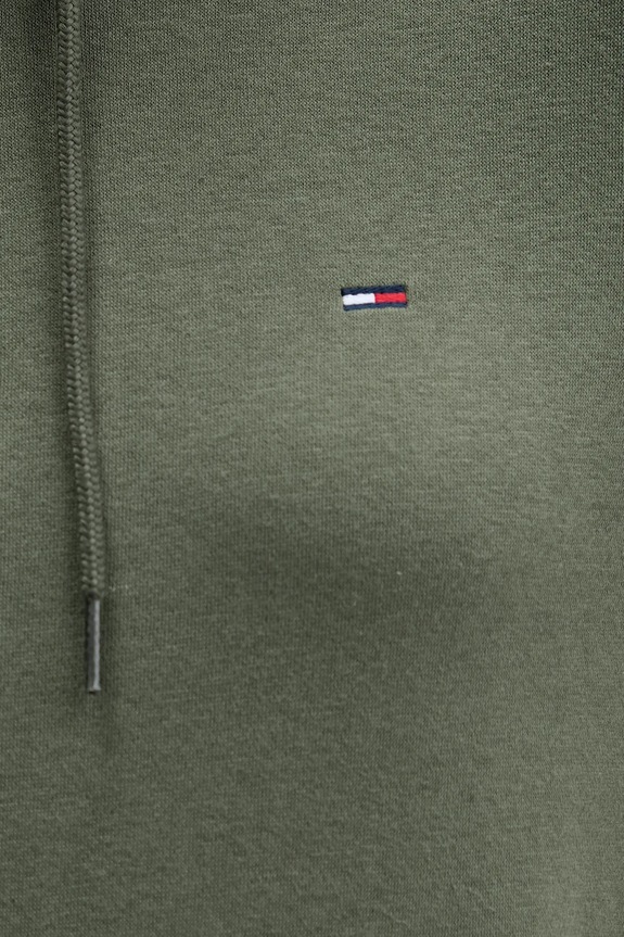 Tommy Jeans hanorac femei cu bumbac DW0DW19958 verde