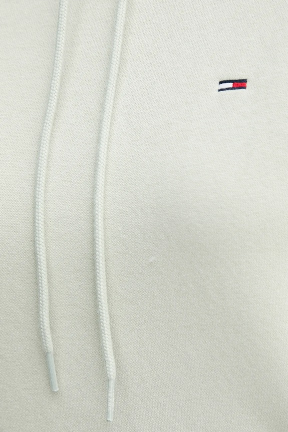 Tommy Jeans bluza damska z bawełną zielony DW0DW19958