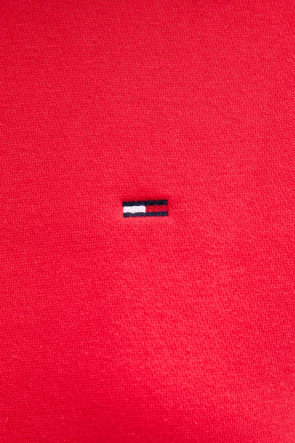 Tommy Jeans μπλούζα γυναικεία με βαμβάκι DW0DW19959 κόκκινο