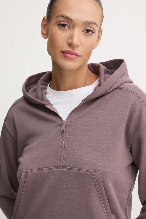 Tréningová mikina Calvin Klein Performance fialová 00GWF4W303