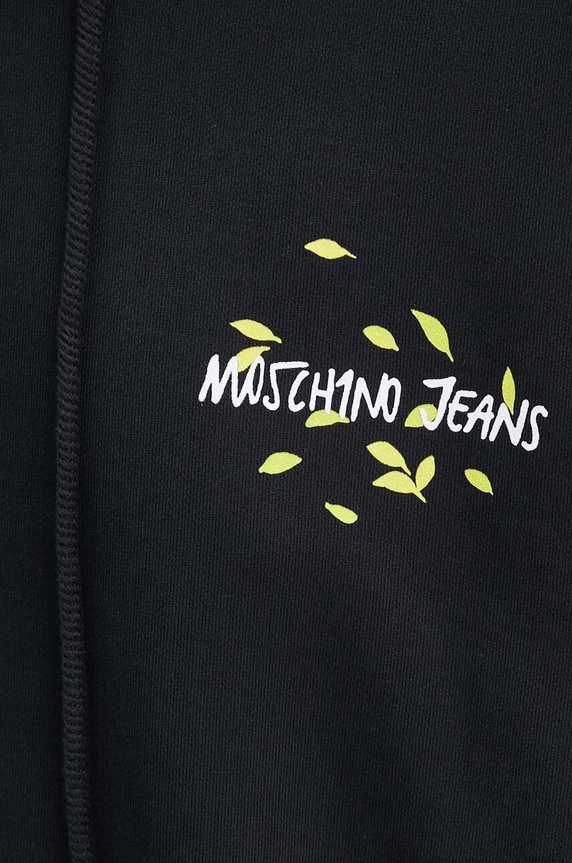 Bavlnená mikina Moschino Jeans 1701.8732 čierna