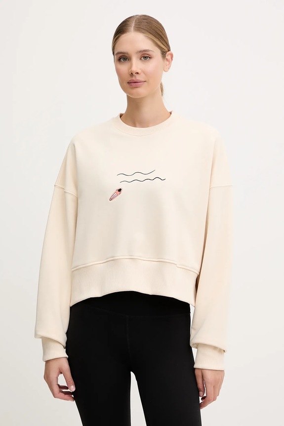 JOYINME melegítő felső Wave elasztánnal bézs Bluza.Wave
