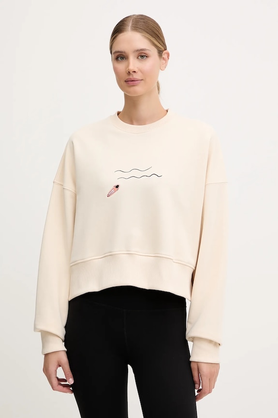 JOYINME melegítő felső Wave elasztánnal bézs Bluza.Wave