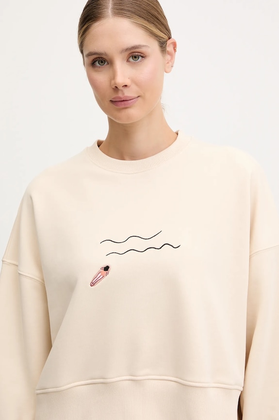 JOYINME melegítő felső Wave bézs Bluza.Wave