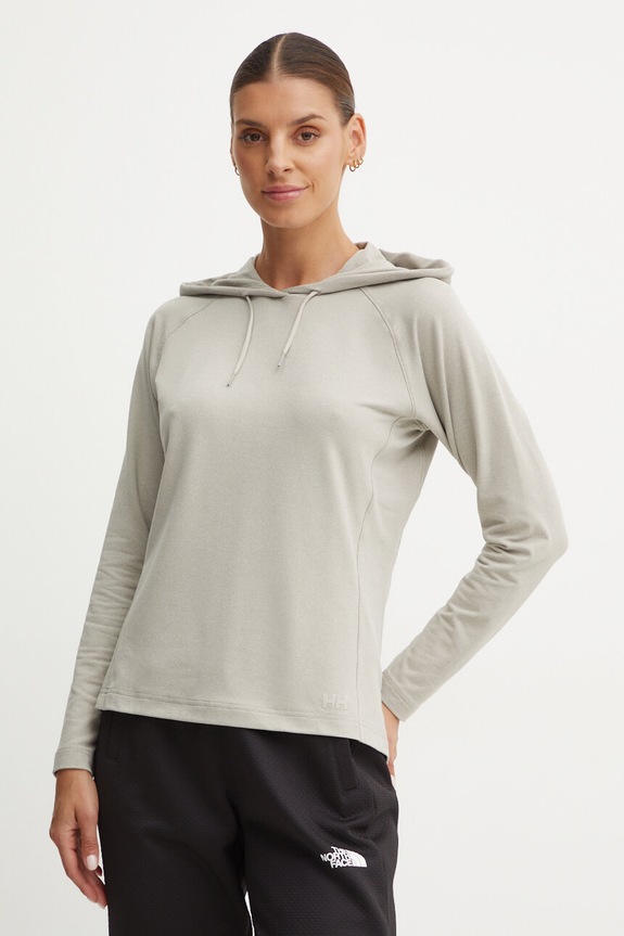 Dukserica Helly Hansen VERGLAS LIGHT s kapuljačom bež 62964