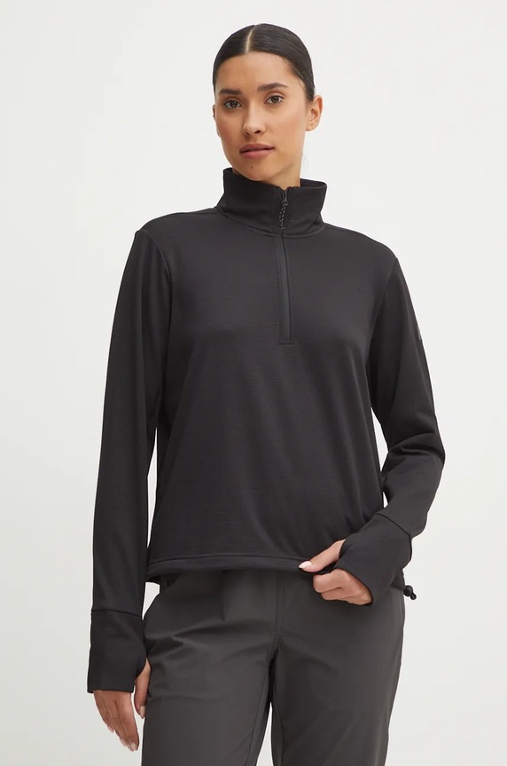 Спортен суичър Helly Hansen Versalite еластичен черен 49560
