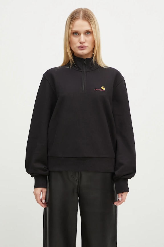 Carhartt WIP sweatshirt American Scr. High Neck Swt other black I033827.89XX