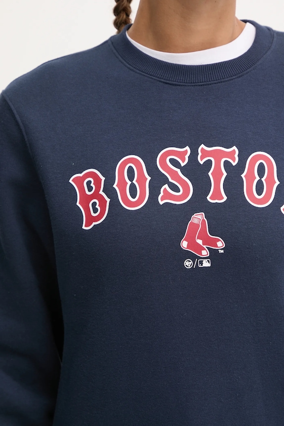 47 brand bluza MLB Boston Red Sox BB002PEMIBC630058FN bleumarin