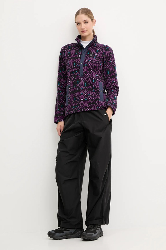 Haglöfs sportos pulóver Mora Mid 606557 lila AW25