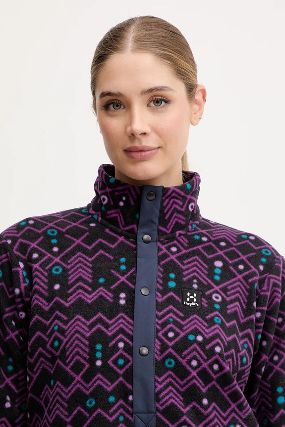 Haglöfs sportos pulóver Mora Mid lila 606557
