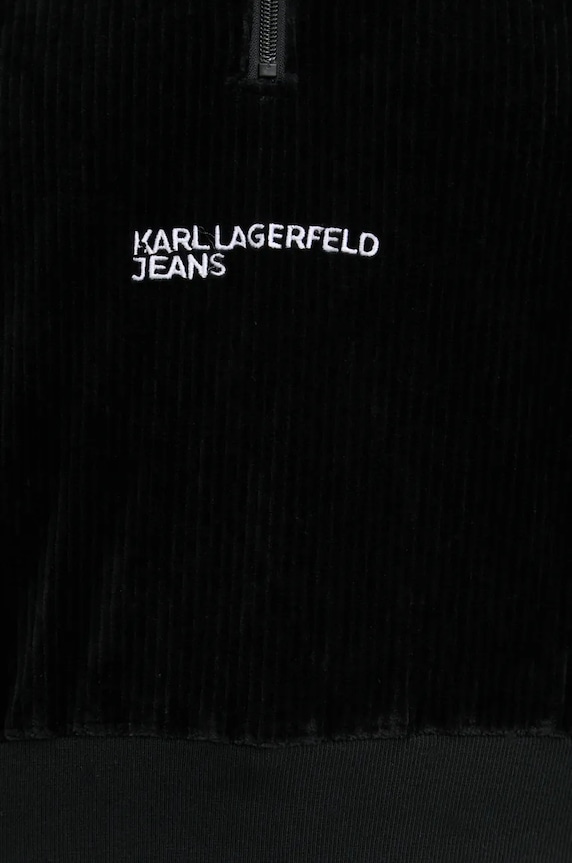 Mikina Karl Lagerfeld Jeans 246J1806 černá