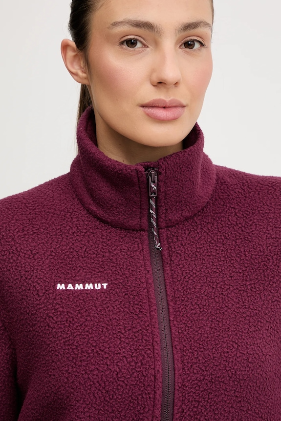 Športová mikina Mammut Falera burgundské 1014.05830