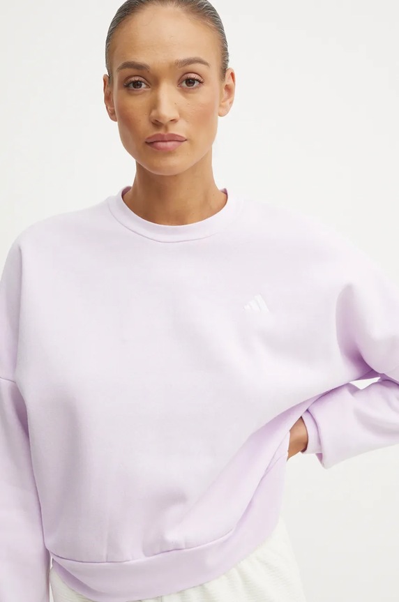 Mikina adidas Essentials fialová JF8827