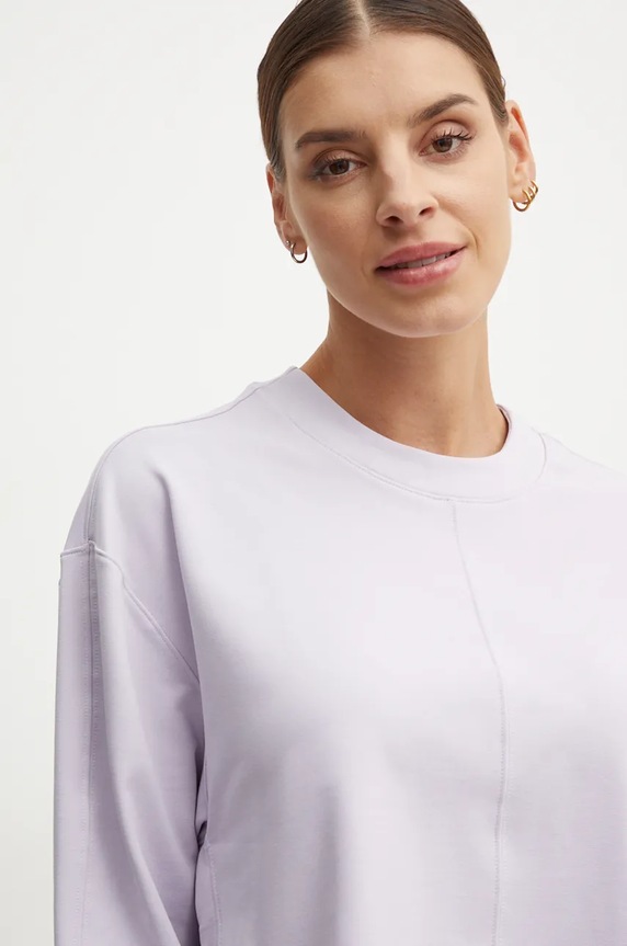 adidas Performance bluza do jogi fioletowy IX0474