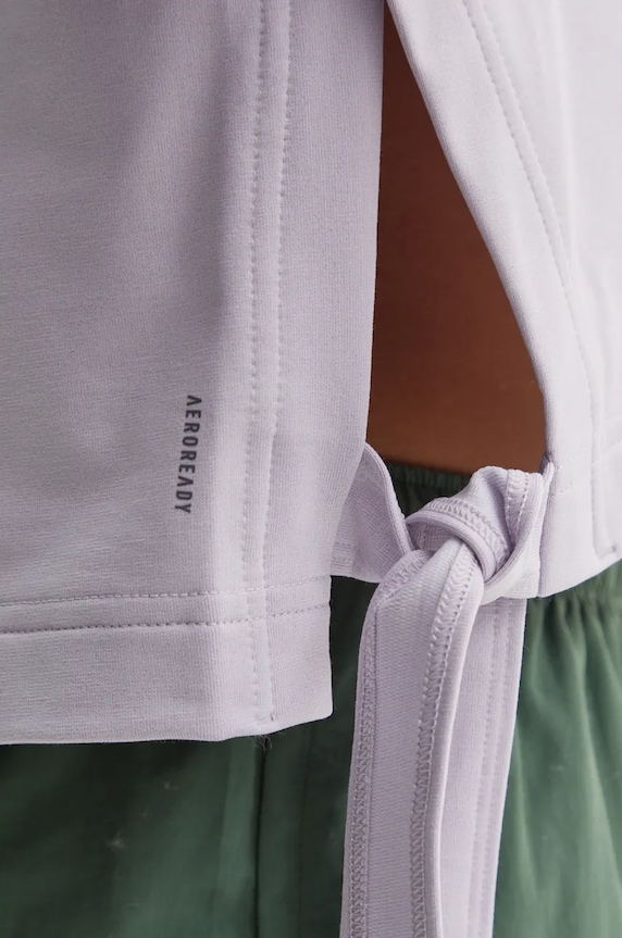 adidas Performance bluza do jogi IX0474 fioletowy