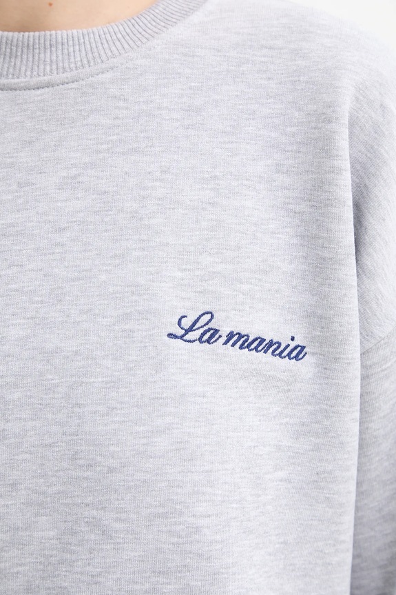 Dukserica La Mania ROYAL ROYAL siva