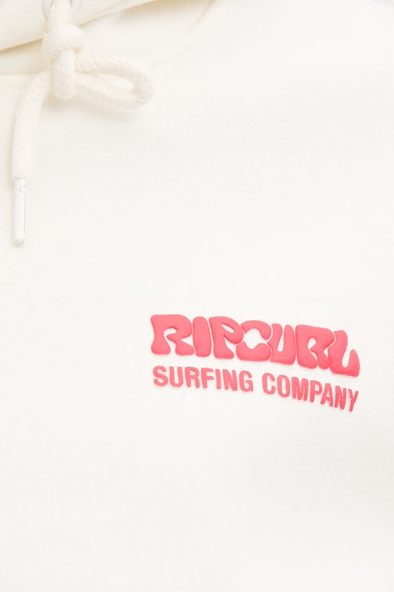 Rip Curl mikina s kapucňou dámska SURF PUFF HERITAGE 06AWFL béžová