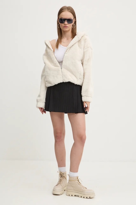 Hollister Co. kurtka KI344.4052.178 beżowy AW24
