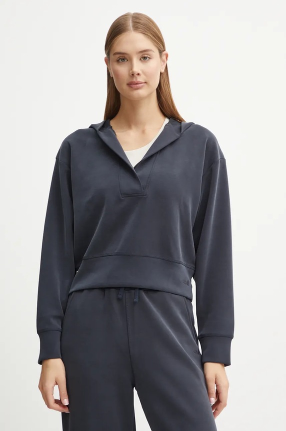 Casall bluza do jogi Peachy z kapturem niebieski 24207.