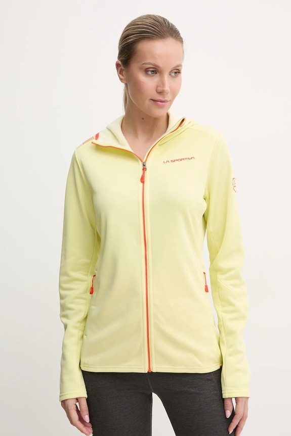 LA Sportiva bluza sportowa Cosmic z kapturem żółty M35736322