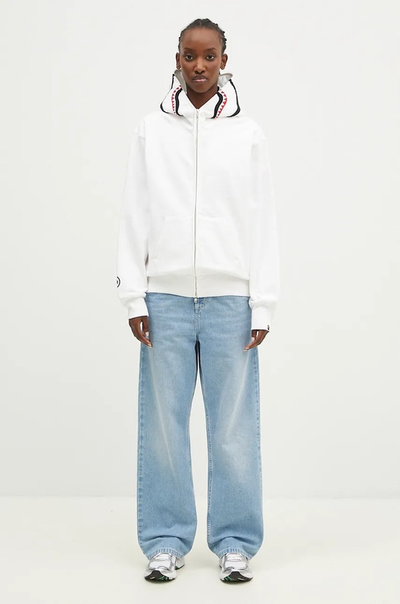 A Bathing Ape cotton sweatshirt Shark Full Zip 1K80215008